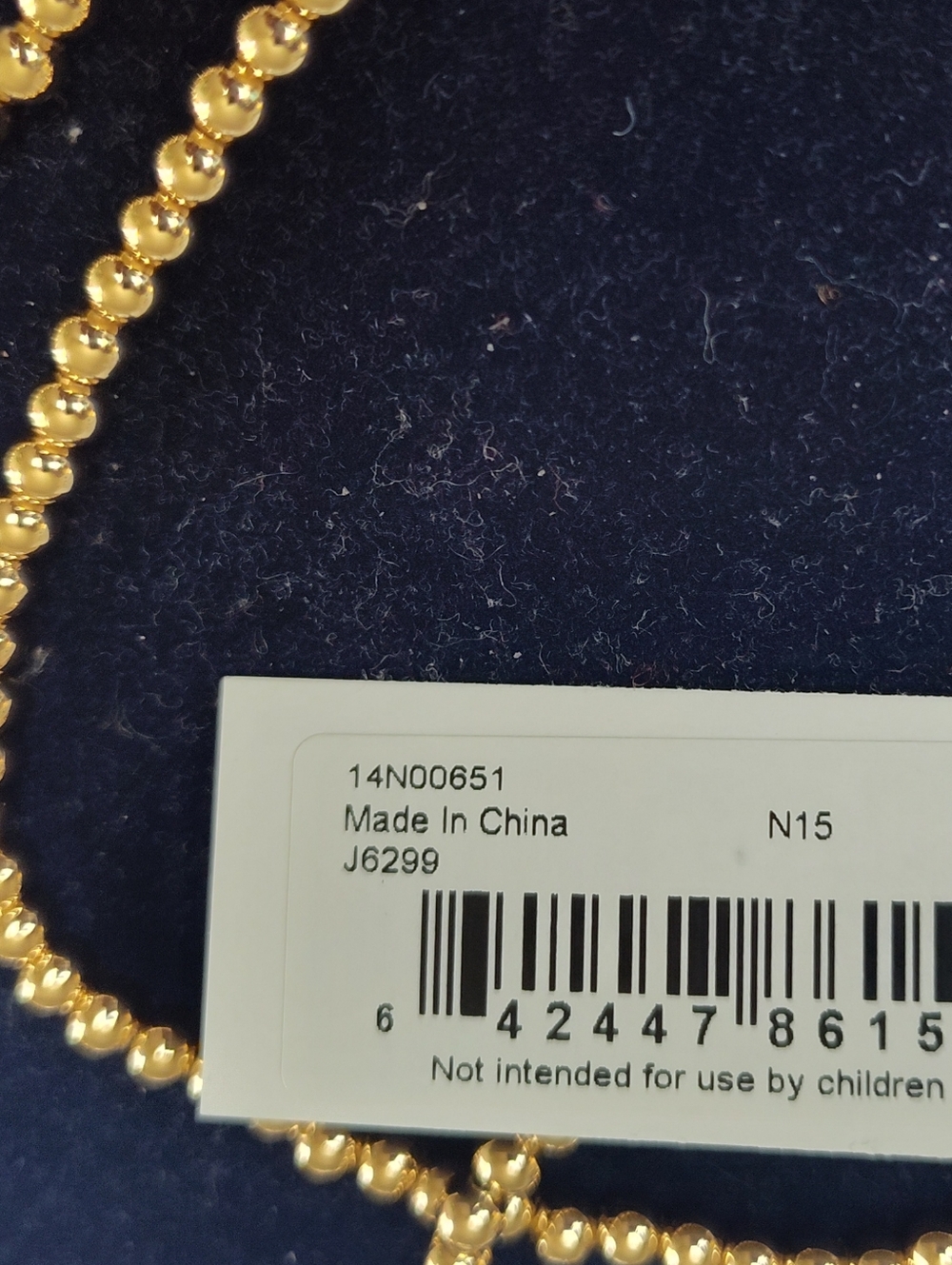 Ralph Lauren Gold Toggle Necklace - Picture 6 of 10